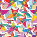 Star inside star colorful seamless pattern