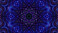 Star Kaleidoscopic Pattern that Resembles Beads Illustration