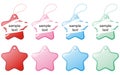 Star labels illustration