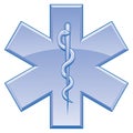 Star of Life Rescue Symbol Royalty Free Stock Photo