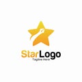 Star Logo design concept. Education logo template