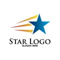 Star Logo design Template. Vector illustration. Royalty Free Stock Photo