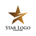 Star Logo design Template. Vector illustration. Royalty Free Stock Photo