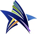 Star logo Royalty Free Stock Photo