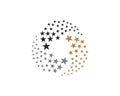 star logo spin icon template