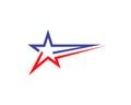Star Logo Template vector icon illustration design Royalty Free Stock Photo