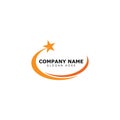 Star Logo Template vector icon illustration Royalty Free Stock Photo