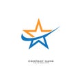 Star Logo Template vector icon illustration design - Vector Royalty Free Stock Photo