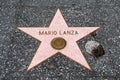 The star of Mario Lanza Royalty Free Stock Photo