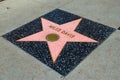 Star of MILES DAVIS on Hollywood Walk of Fame in Hollywood Boulevard, Los Angeles, California Royalty Free Stock Photo