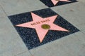 Star of MILES DAVIS on Hollywood Walk of Fame in Hollywood Boulevard, Los Angeles, California Royalty Free Stock Photo