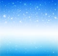Star night and snow fall bakcground vector illustration 005 Royalty Free Stock Photo