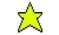 star pixel simple art