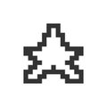 Star pixelated ui icon