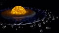 Star planet habitable zone liquid water 3d illustration Royalty Free Stock Photo