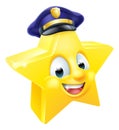 Star Police Emoji Emoticon