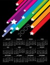 Star Rainbow Calendar