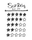 Star Rating Icon Set