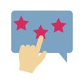 Star rating Isolated Vector icon which can easily modify or edit Royalty Free Stock Photo
