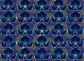 Star ray near connect seamless pattern