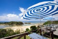 Star Sand Beach of Iriomote Island in Okinawa, Japan. Royalty Free Stock Photo