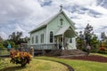 Star of the Sea Catholic Church in its garden, Kalapana, Hawaii, USA