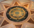 Star Seal of MN State Capitol Rotunda Royalty Free Stock Photo