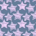 Star seamless pattern