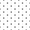 Star seamless pattern. Repeating geometric stars background. Repeated shiny prints. Cute repeat blink. Sparks wallpaper. Sparkle Royalty Free Stock Photo