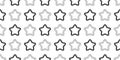 star seamless pattern rope vector doodle cartoon