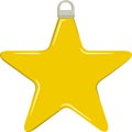 Star shaped christmas ornament