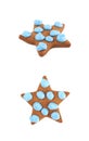 Star shaped cookie isolated Royalty Free Stock Photo