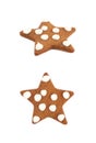 Star shaped cookie isolated Royalty Free Stock Photo