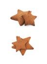 Star shaped cookie isolated Royalty Free Stock Photo