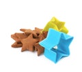 Star shaped cookie isolated Royalty Free Stock Photo