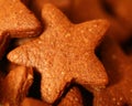 Star shaped Cookies Royalty Free Stock Photo