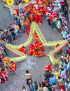 Star-shaped dragons Lantern Festival