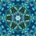 Star shaped fractal mandala