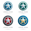 Star shaped logos