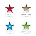 Star shaped logos