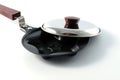Star shaped pancake pan with lid Royalty Free Stock Photo