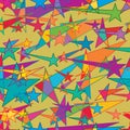 Star side long defect defend seamless pattern