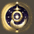 Star Sign of Virgo, Generative AI Illustration