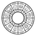 Star Signs Astrology Horoscope Zodiac Symbols Set