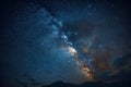 Star in the sky, milkyway at night galaxy Royalty Free Stock Photo