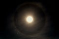 Star sky moon halo