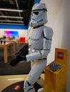 Star soldier with a weapon made of lego