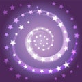 The Star Spiral. Space Background. The Universe, The Galaxy Royalty Free Stock Photo