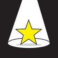 Star Spotlight Royalty Free Stock Photo