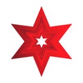 Star, starlet shape, element vector